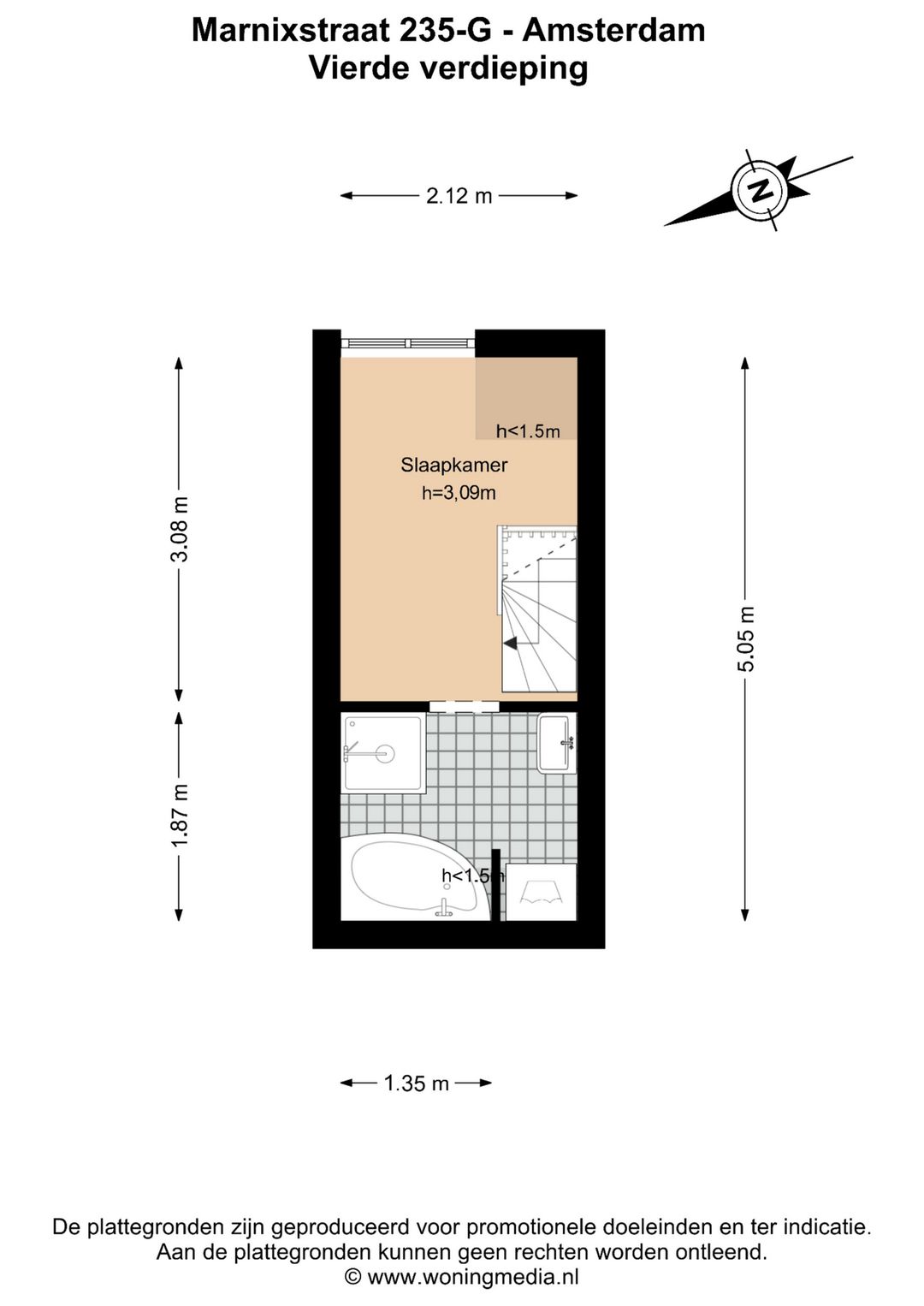 Foto 23 van Marnixstraat 235-G