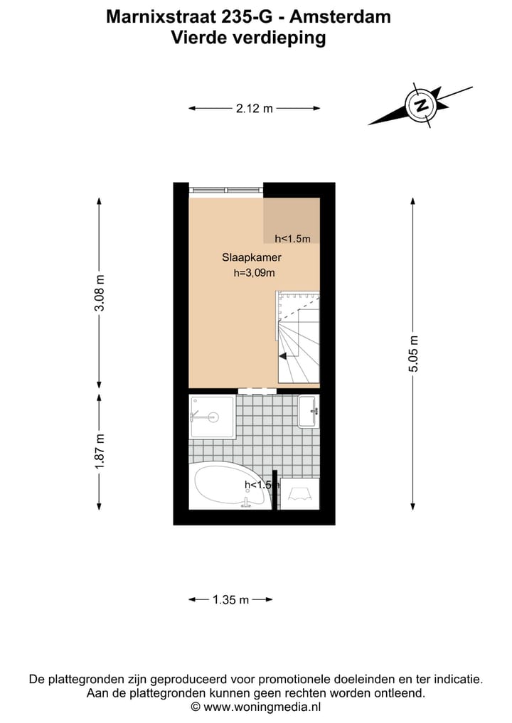 Foto 23 van Marnixstraat 235-G