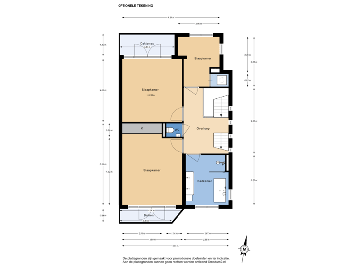 1e Verdieping (optie)