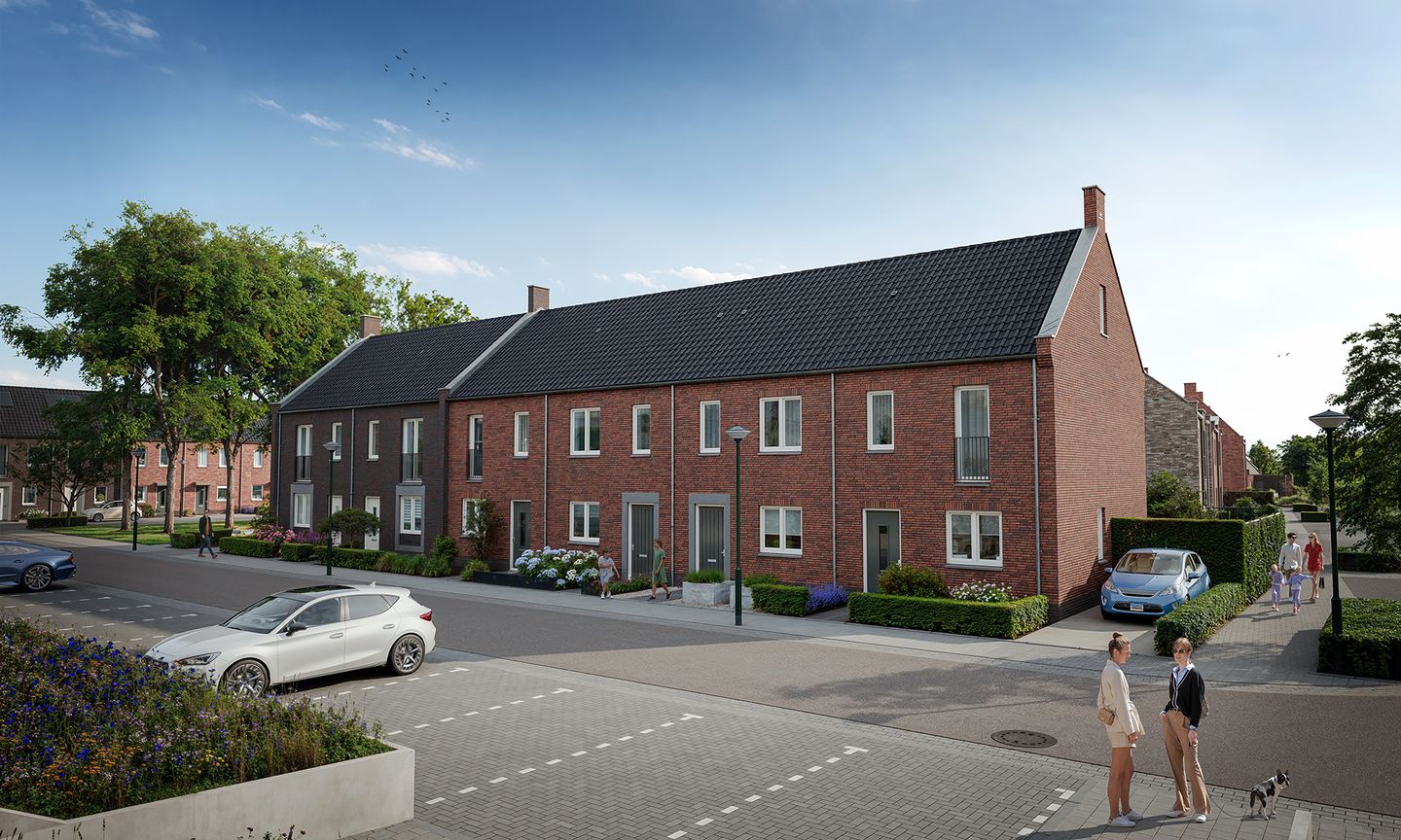 Foto 1 van Rij- en hoekwoningen (Bouwnr. 2)