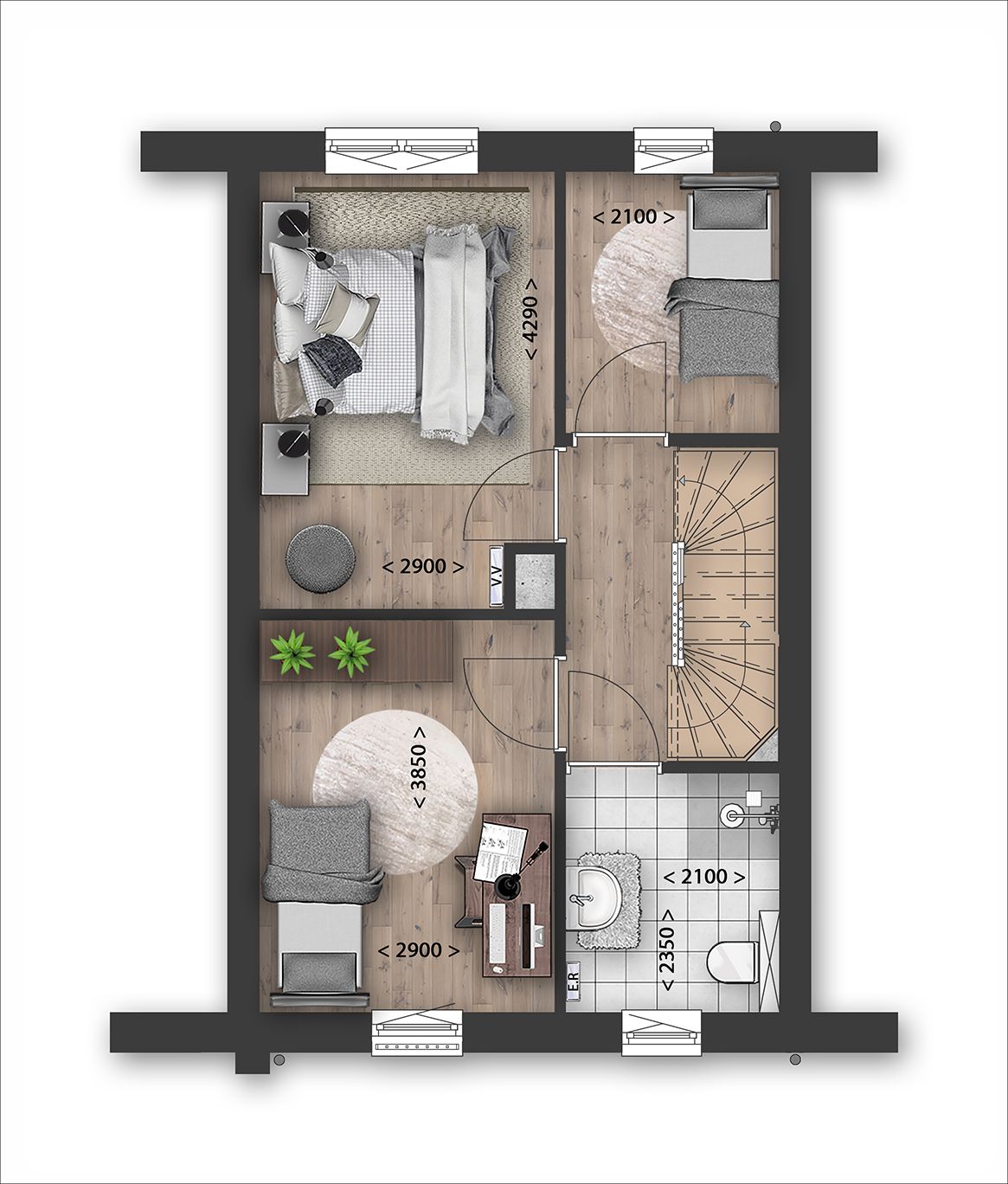 Photo 4 of Rij- en hoekwoningen (Bouwnr. 2)