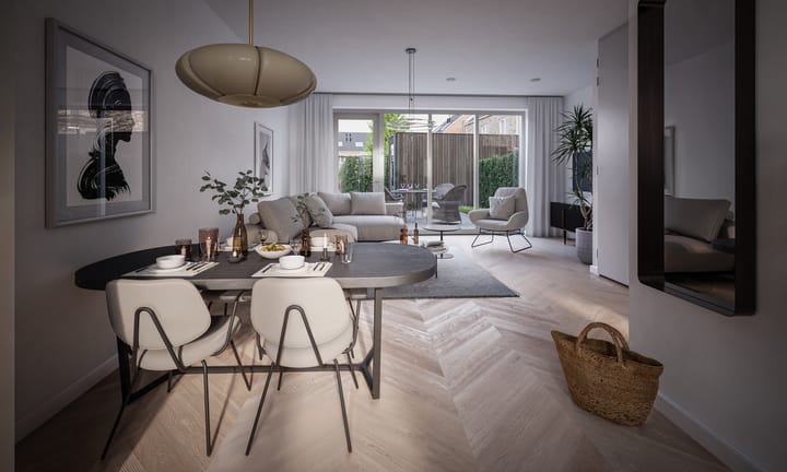 Foto 2 van Rij- en hoekwoningen (Bouwnr. 4)