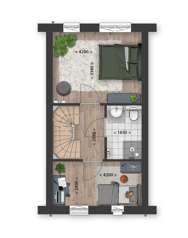 Photo 5 of Rij- en hoekwoningen (Bouwnr. 30)