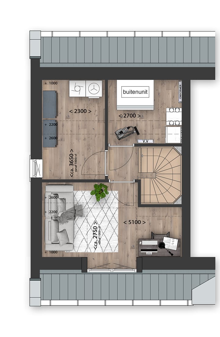 Photo 10 of Twee-onder-een-kapwoningen (Bouwnr. 12)