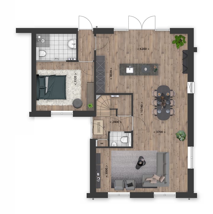 Foto 7 van Vrijstaand/geschakelde woningen (Bouwnr. 14)