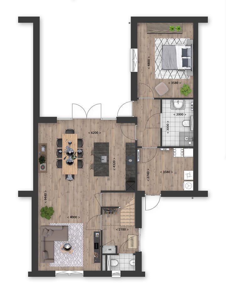 Foto 7 van Levensloopbestendige woningen (Bouwnr. 39)