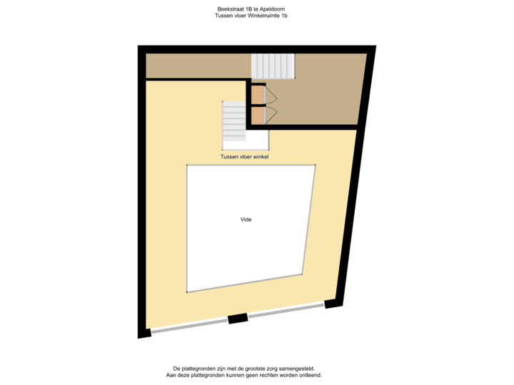 Tussen vloer Winkelruimte 1b