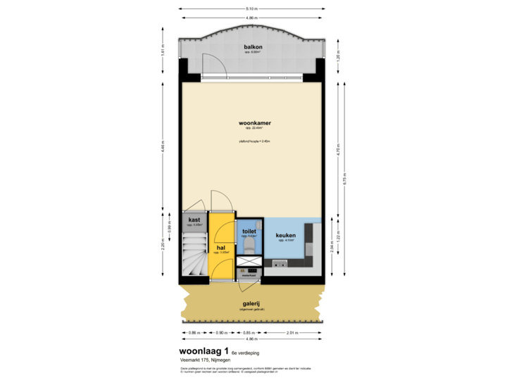 masionnette  woonlaag 1