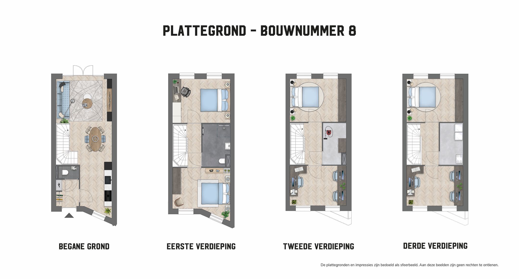Photo 6 of Vierlaags herenhuis (Bouwnr. 8)