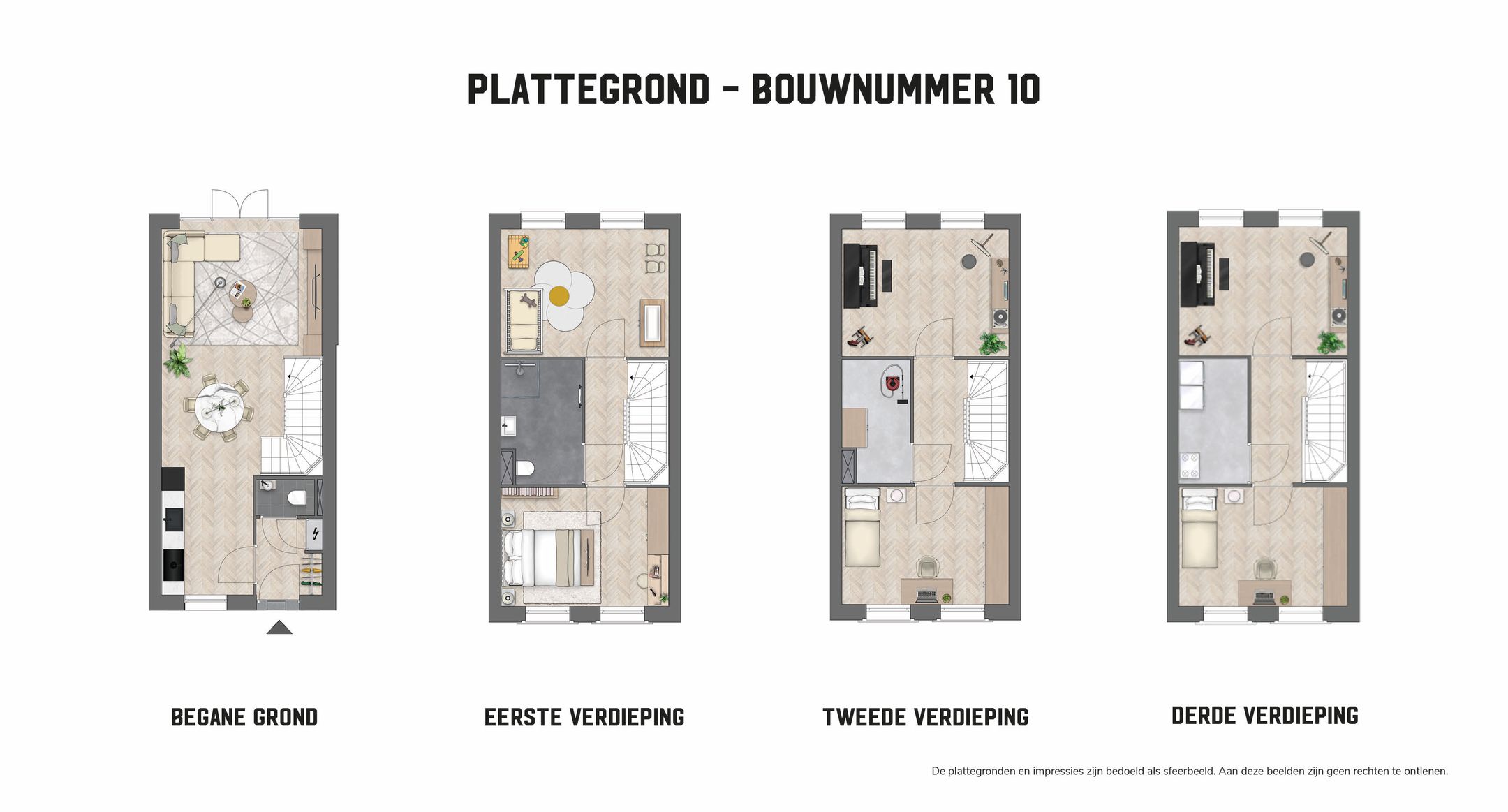 Foto 6 van Vierlaags herenhuis (Bouwnr. 10)