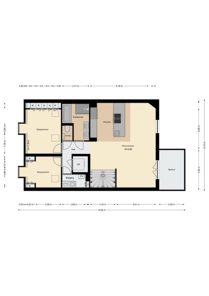 Photo 19 of De Lairessestraat 124-E