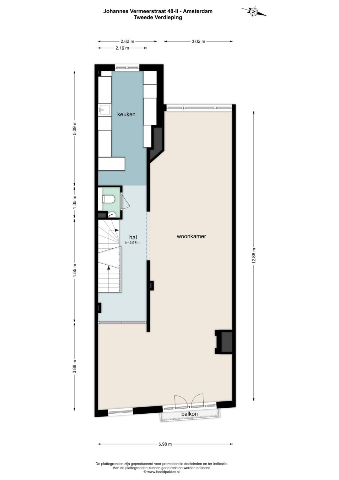 Foto 65 van Johannes Vermeerstraat 48-2