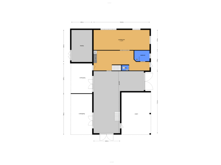 bijgebouw begane grond