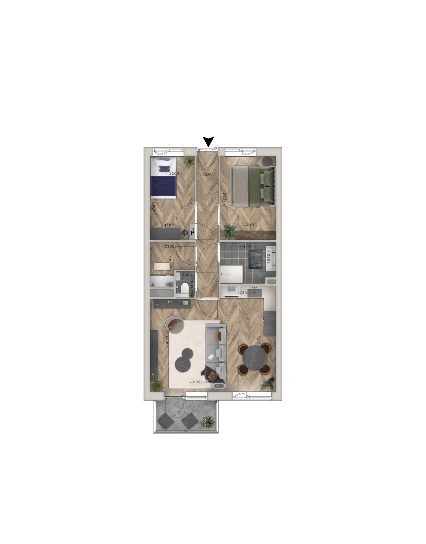 Foto 4 van Appartementen Herenhof (Bouwnr. 10)