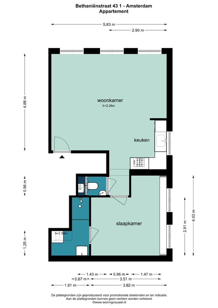 Foto 17 van Bethaniënstraat 43-A