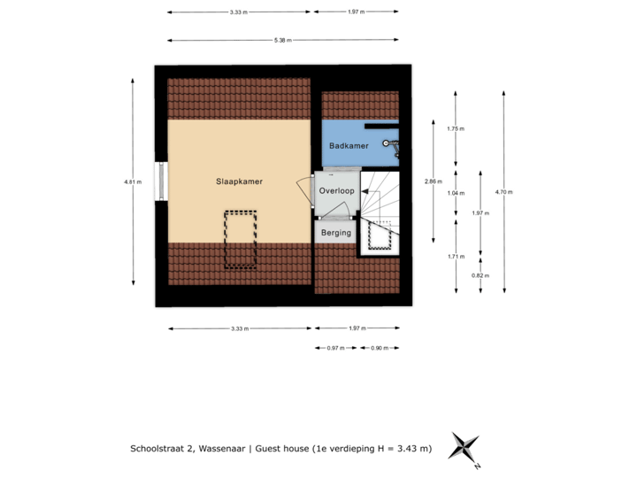 Guest house (1e verdieping)