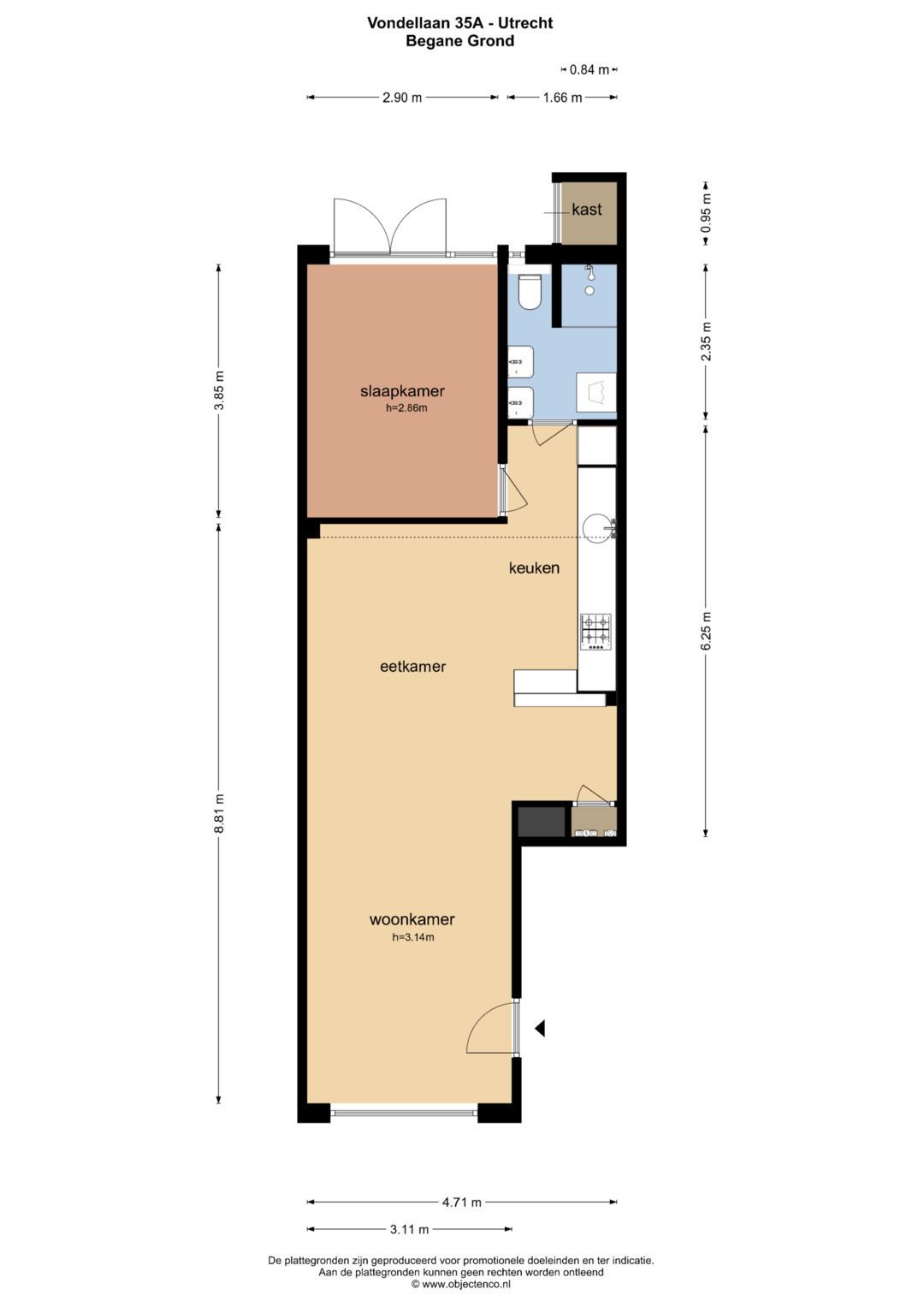 Foto 29 van Vondellaan 35-A