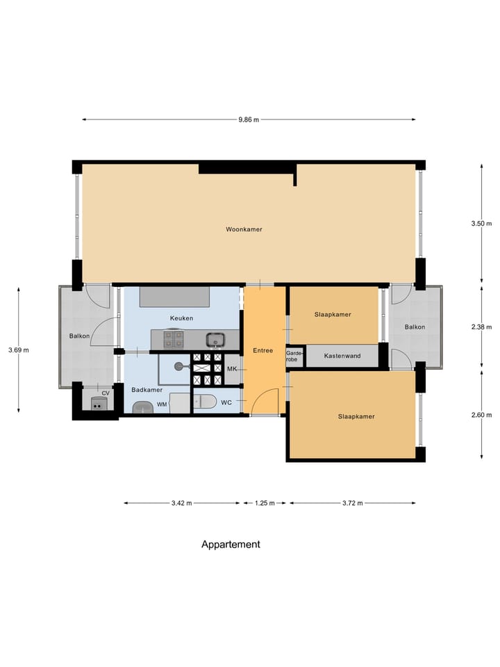 Foto 26 van Amelbergastraat 6-III