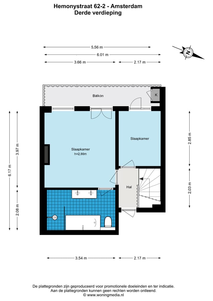 Foto 31 van Hemonystraat 62-2