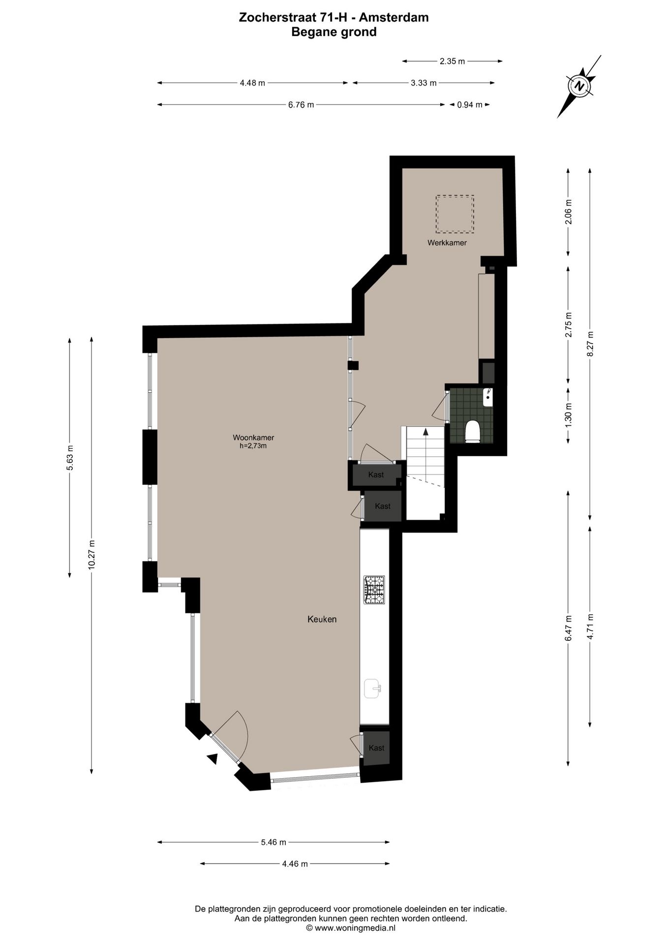 Foto 36 van Zocherstraat 71-H