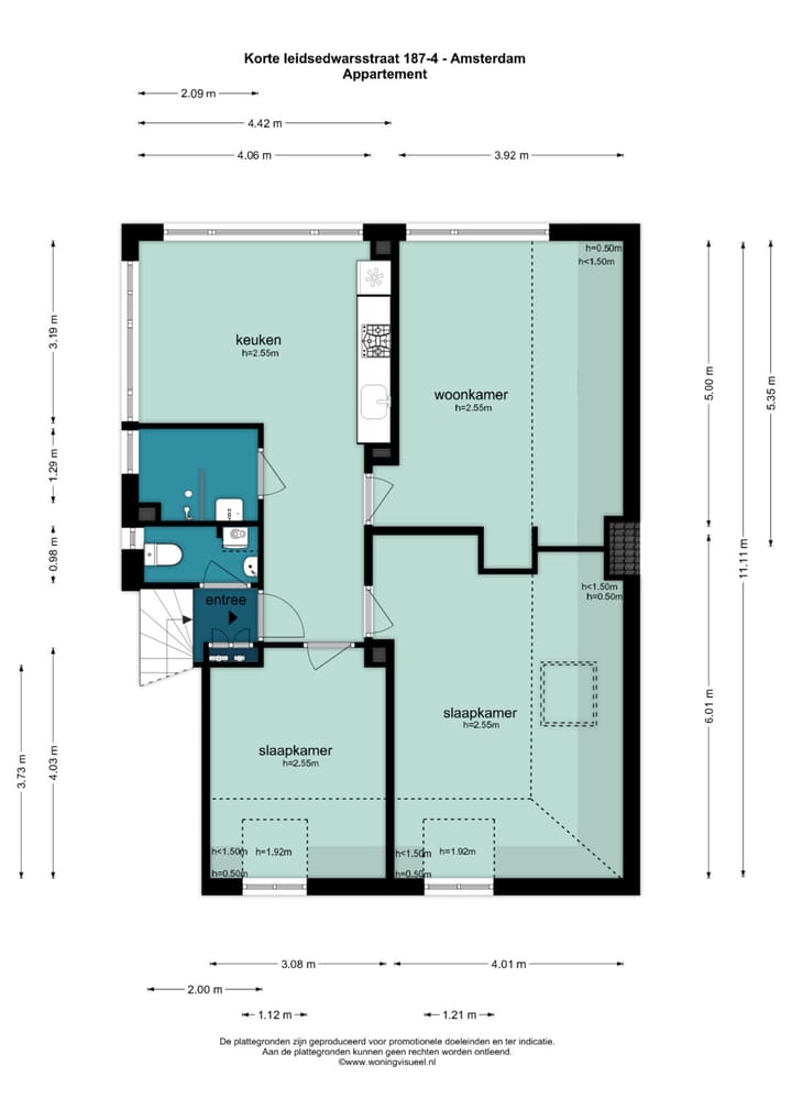 Foto 27 van Korte Leidsedwarsstraat 187-4