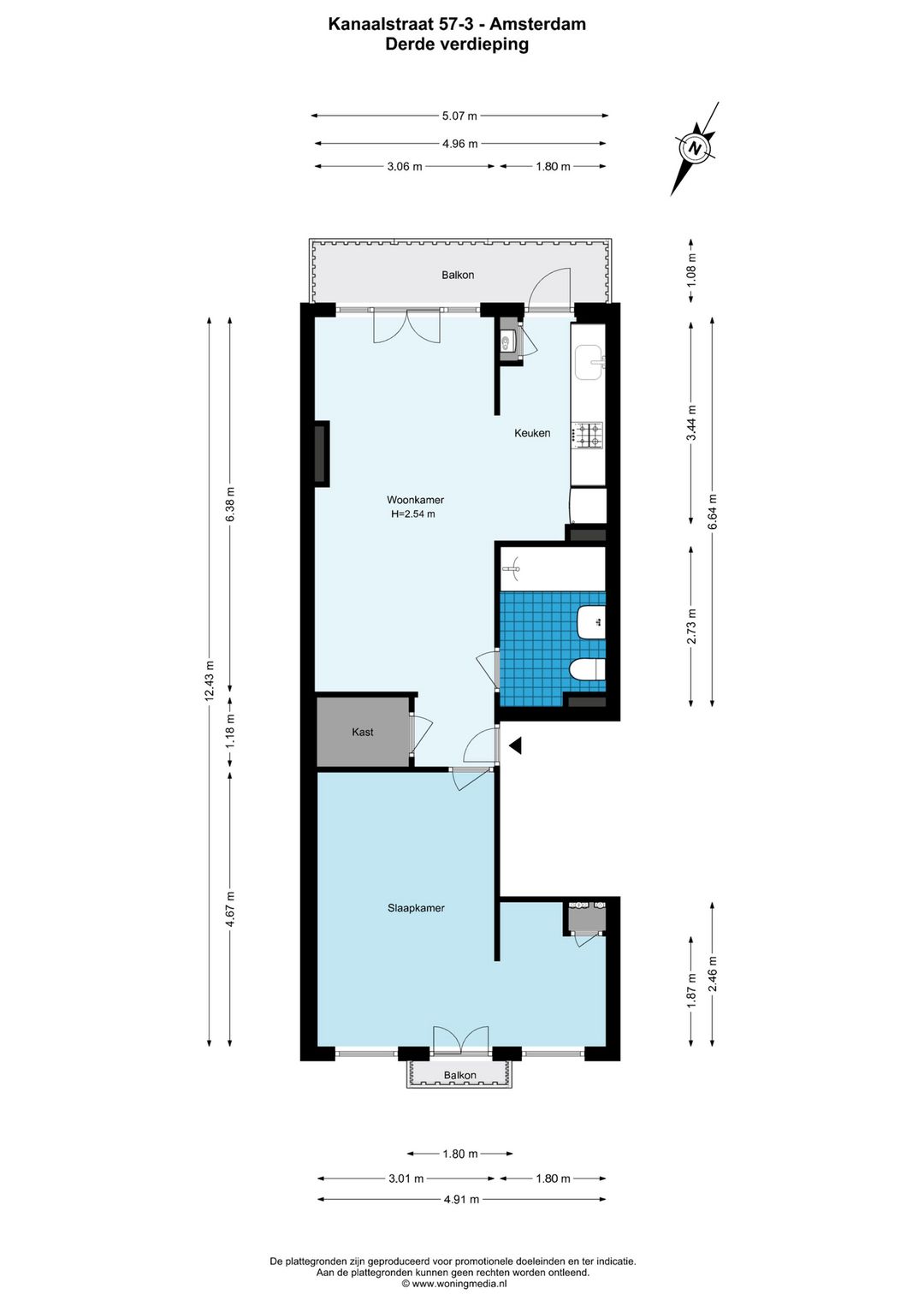 Foto 23 van Kanaalstraat 57-3