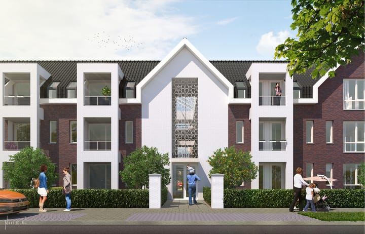 Foto 3 van Drie-kamer appartement hoekligging (Bouwnr. bouwnr. 19)