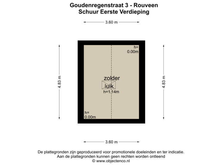 SCHUUR EERSTE VERDIEPING