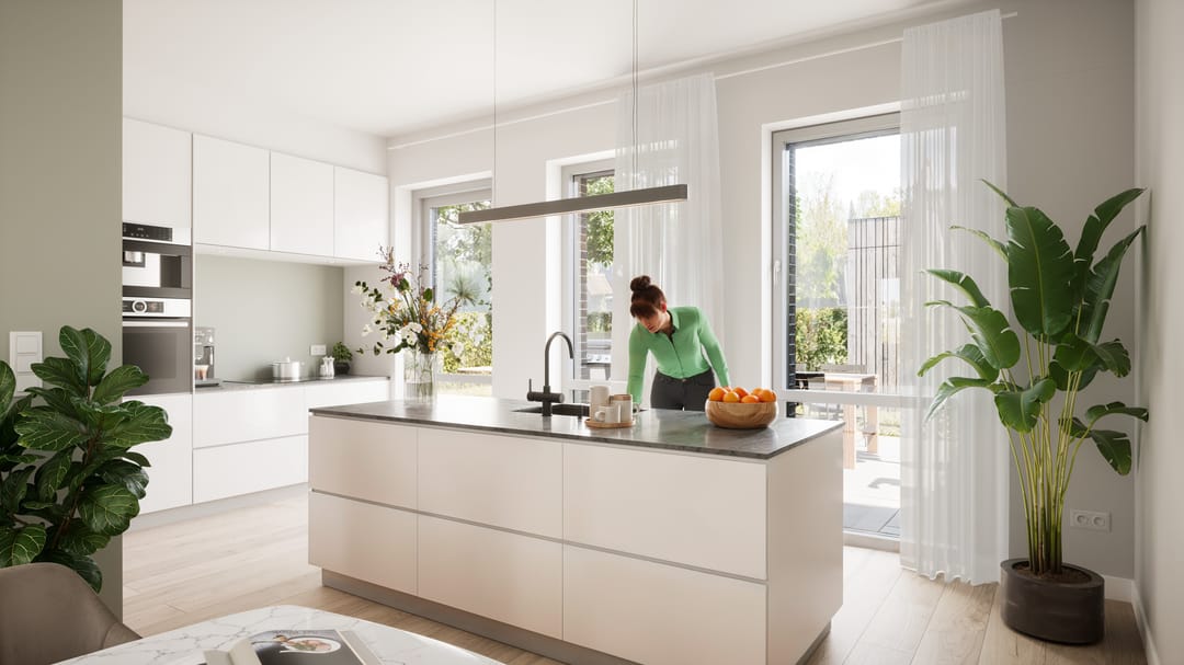 Photo 17 of "Wonen in het park" 2/1 kap woningen (Bouwnr. 1)