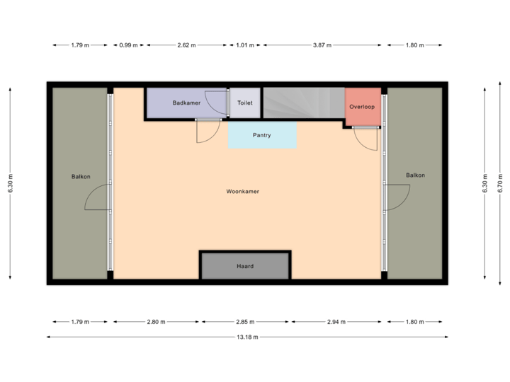 Badweg West 4-49 (Family Suite 208) - Boven verdieping
