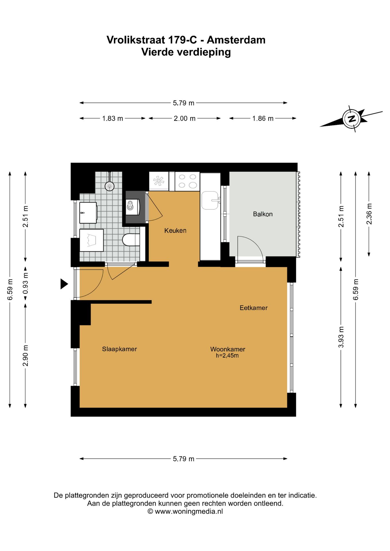 Foto 18 van Vrolikstraat 179-C
