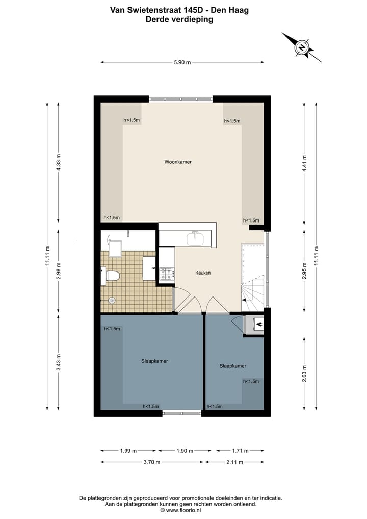 Foto 28 van Van Swietenstraat 145-D