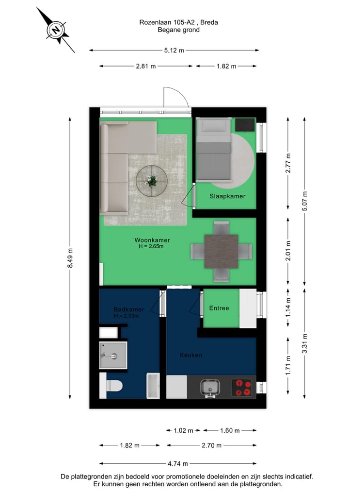 Foto 24 van Rozenlaan 105-A2