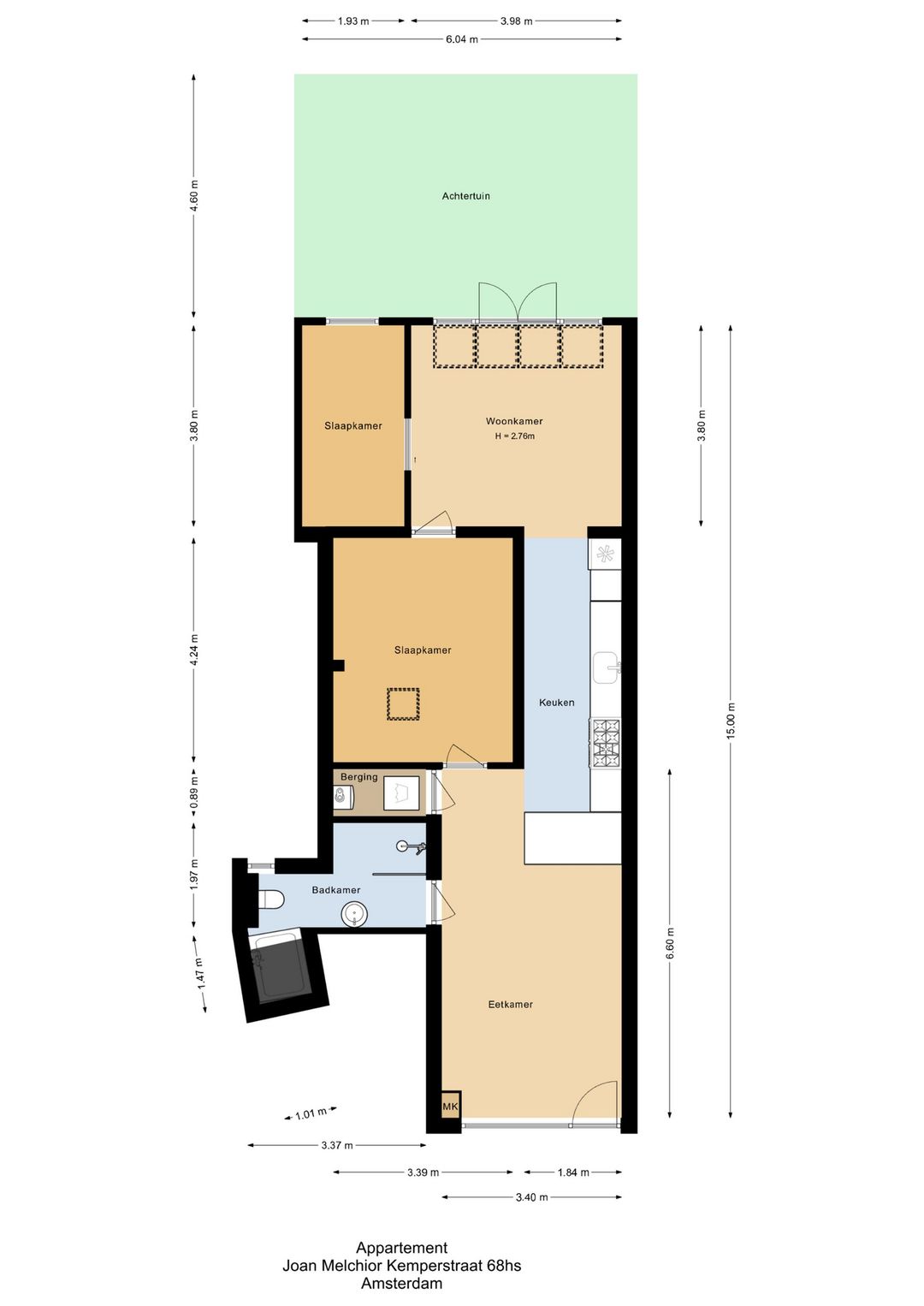 Foto 31 van Joan Melchior Kemperstraat 68-H