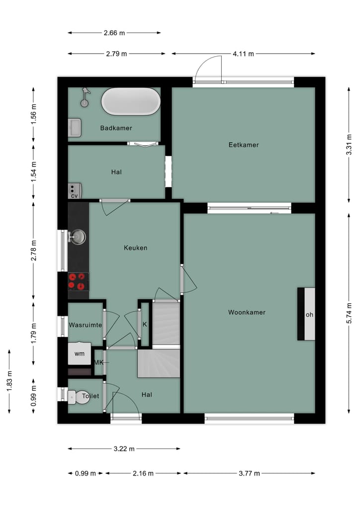 Foto 39 van Past. Esserstraat 9