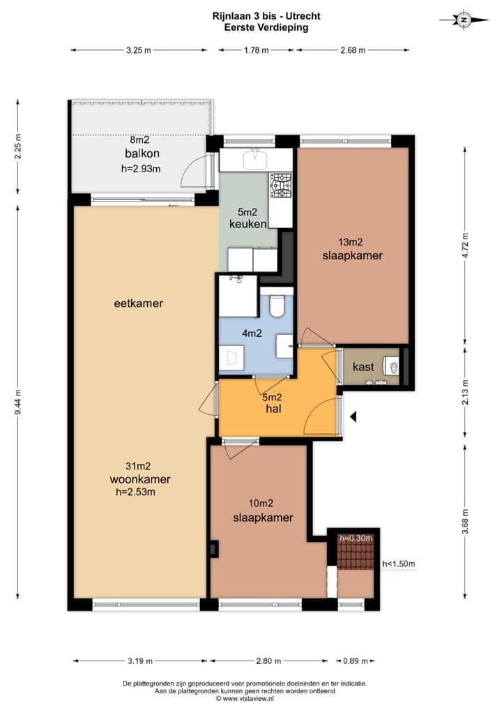 Foto 33 van Rijnlaan 3-BS