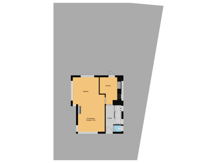 Begane grond perceel