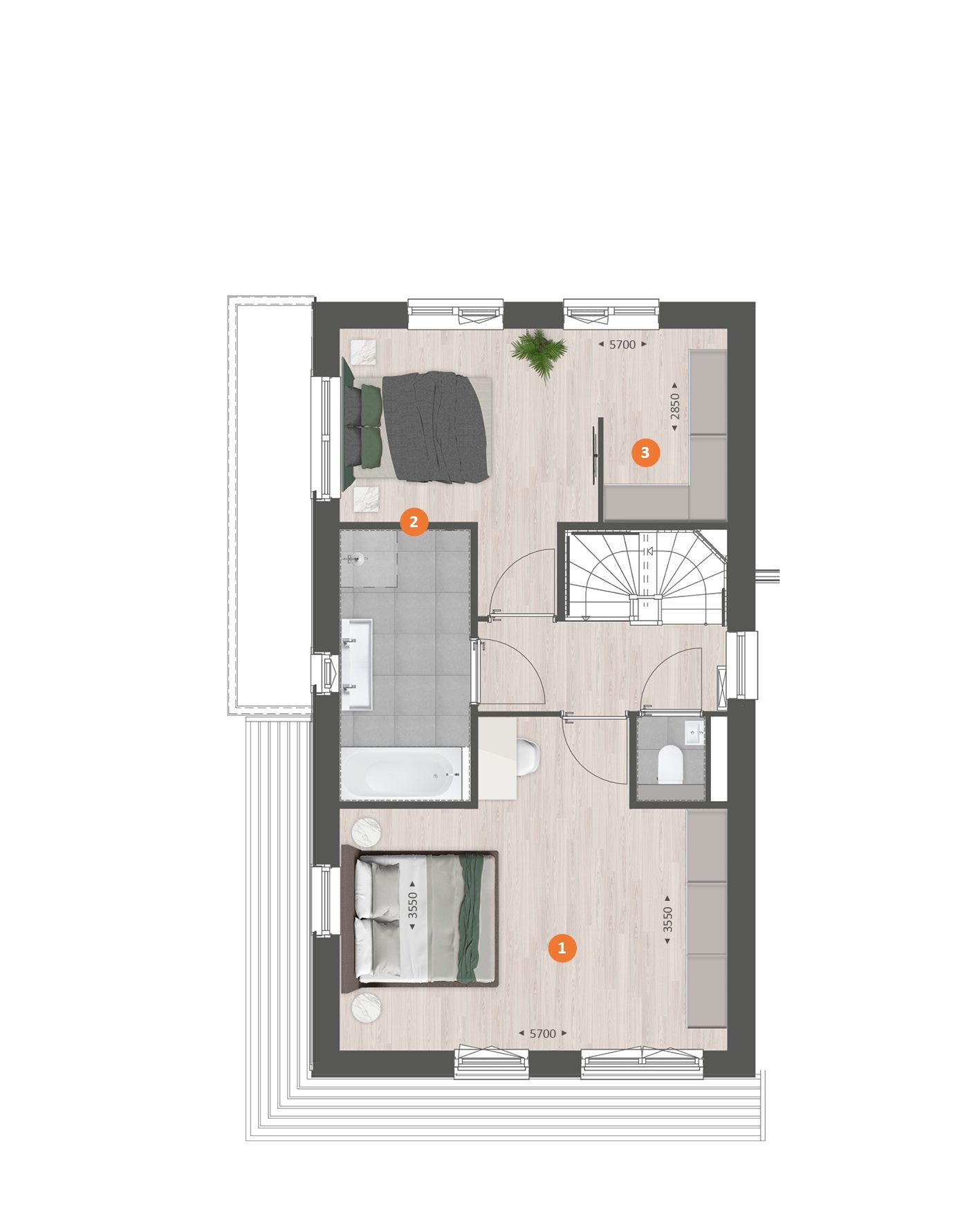 Foto 21 van 101 | Vrijstaand | Gehucht Zuid Fase 1 (Bouwnr. 101)