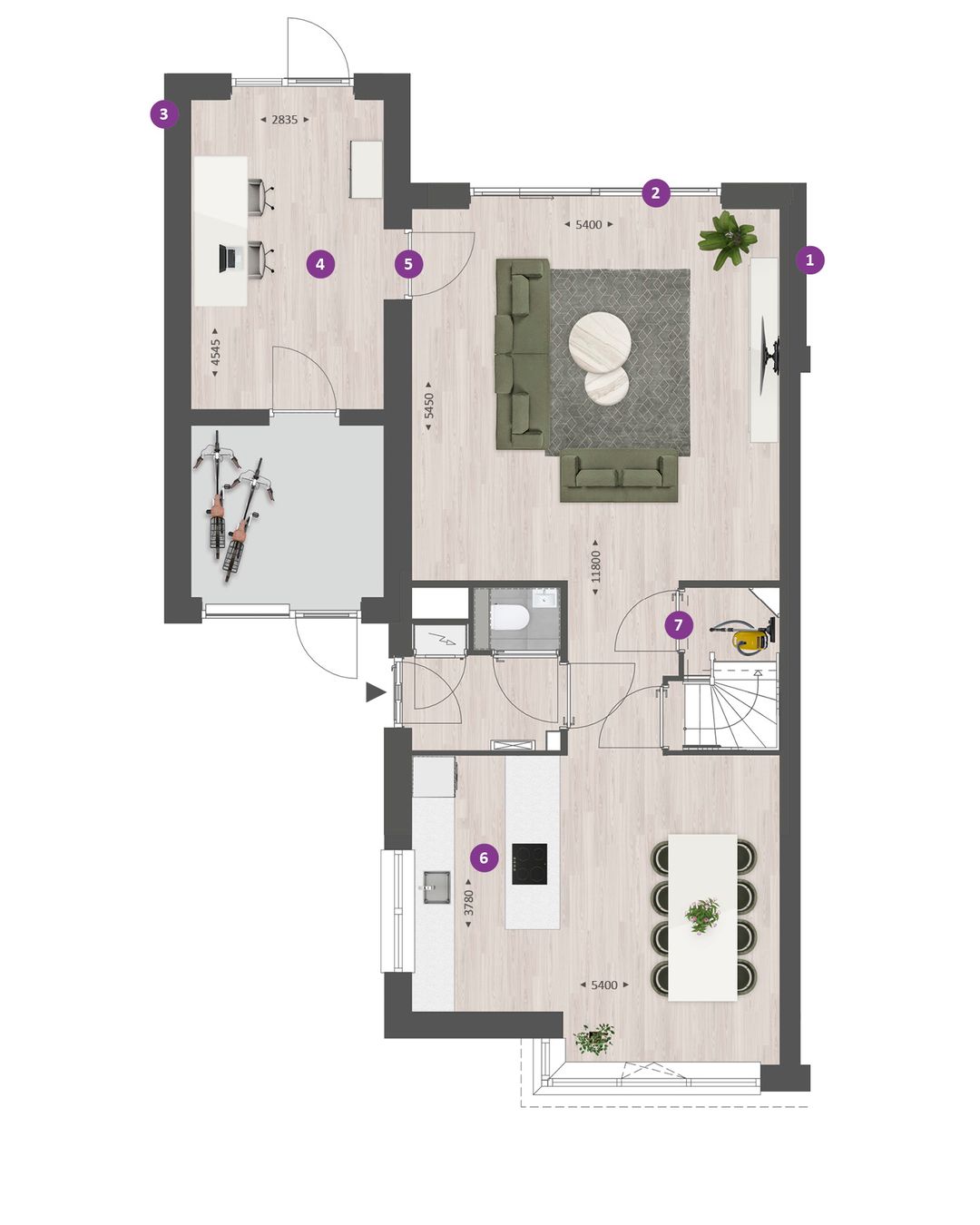 Photo 11 of 108 | Tweekapper | Gehucht Zuid Fase 1 (Bouwnr. 108)