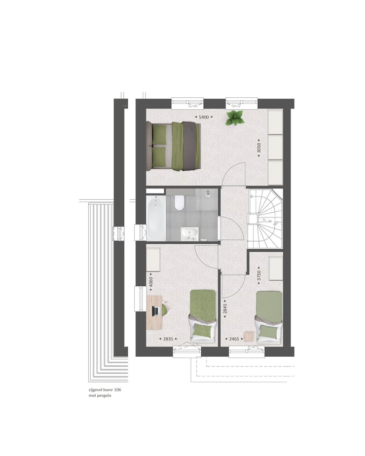 Foto 12 van 108 | Tweekapper | Gehucht Zuid Fase 1 (Bouwnr. 108)