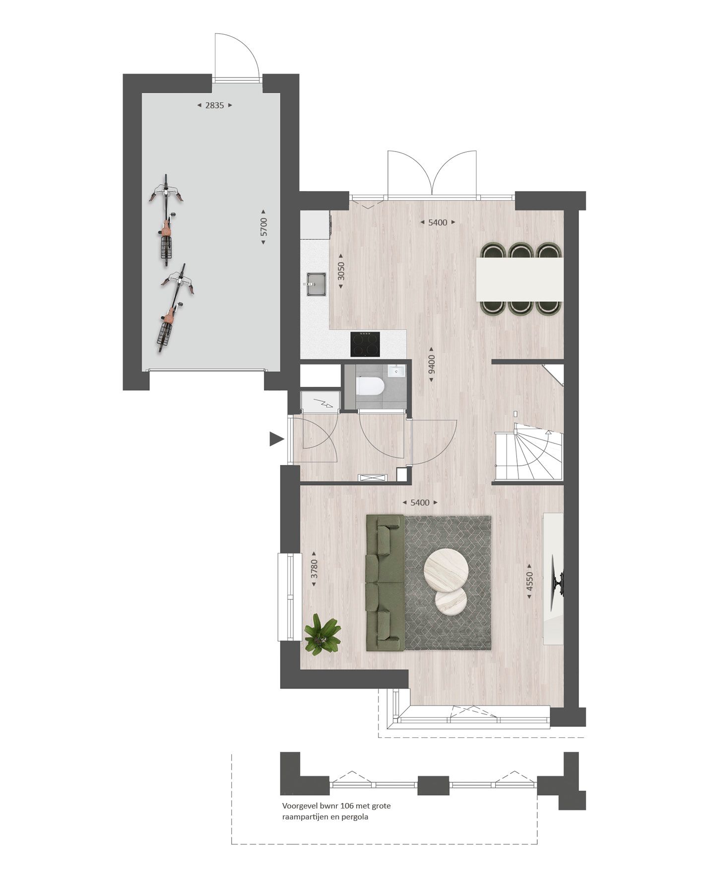 Foto 10 van 109 | Tweekapper | Gehucht Zuid Fase 1 (Bouwnr. 109)