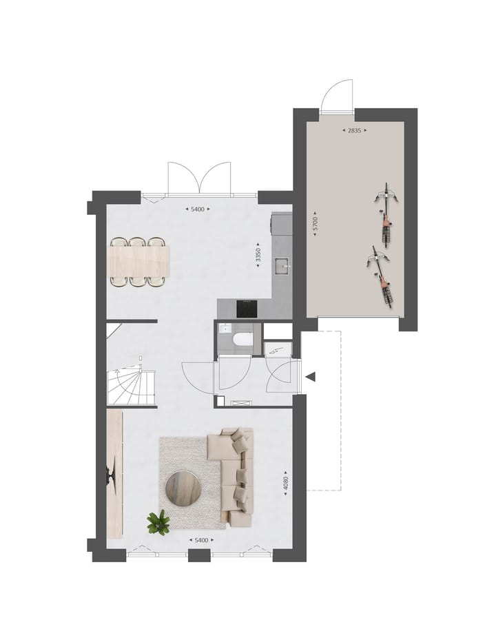 Foto 9 van 107 | Tweekapper | Gehucht Zuid Fase 1 (Bouwnr. 107)