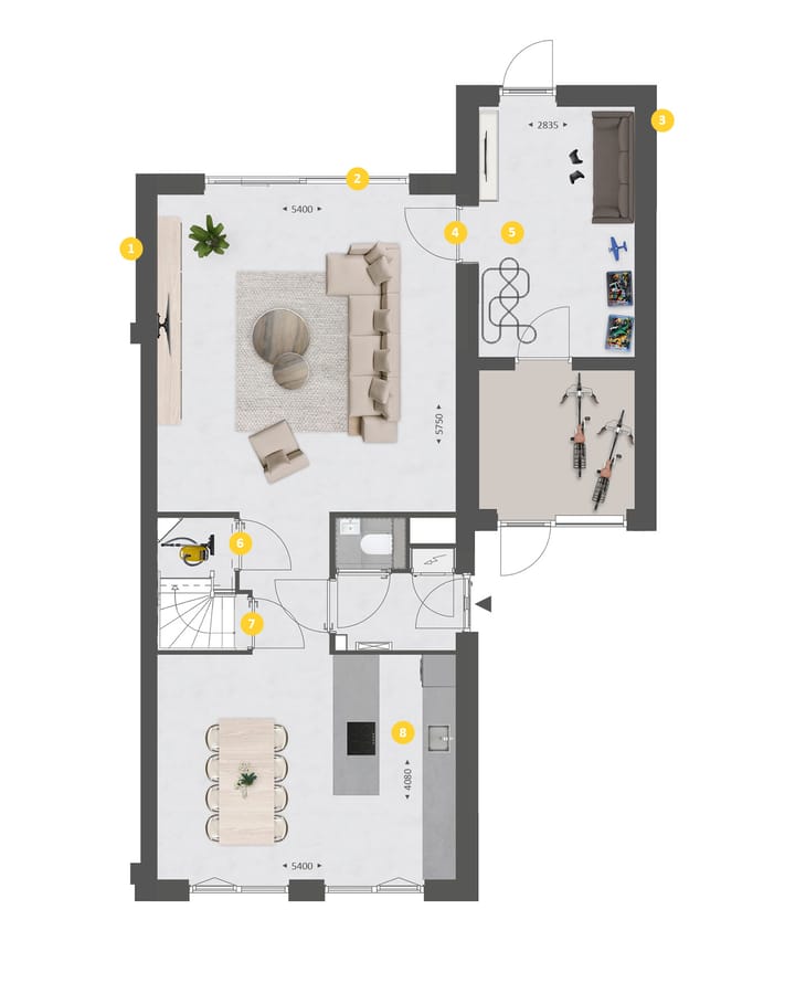 Foto 10 van 107 | Tweekapper | Gehucht Zuid Fase 1 (Bouwnr. 107)