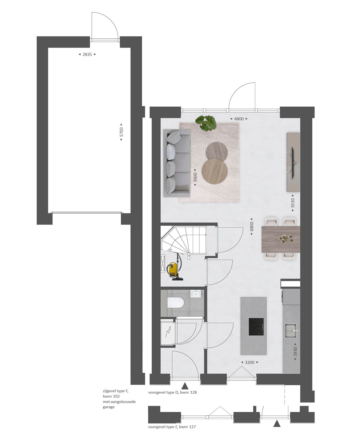 Foto 15 van 103 | Tussenwoning | Gehucht Zuid Fase 1 (Bouwnr. 103)