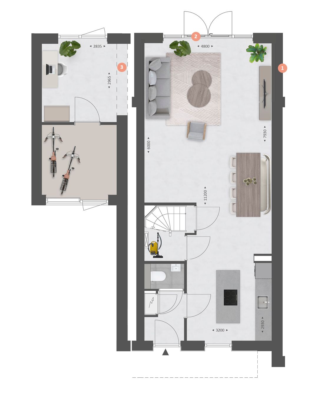 Foto 16 van 103 | Tussenwoning | Gehucht Zuid Fase 1 (Bouwnr. 103)