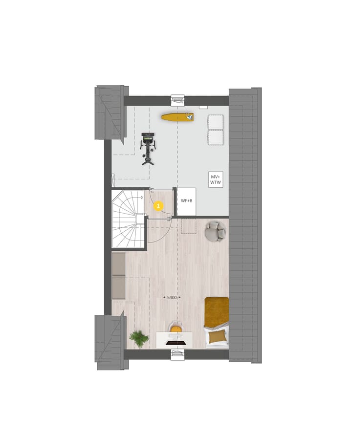 Foto 14 van 107 | Tweekapper | Gehucht Zuid Fase 1 (Bouwnr. 107)