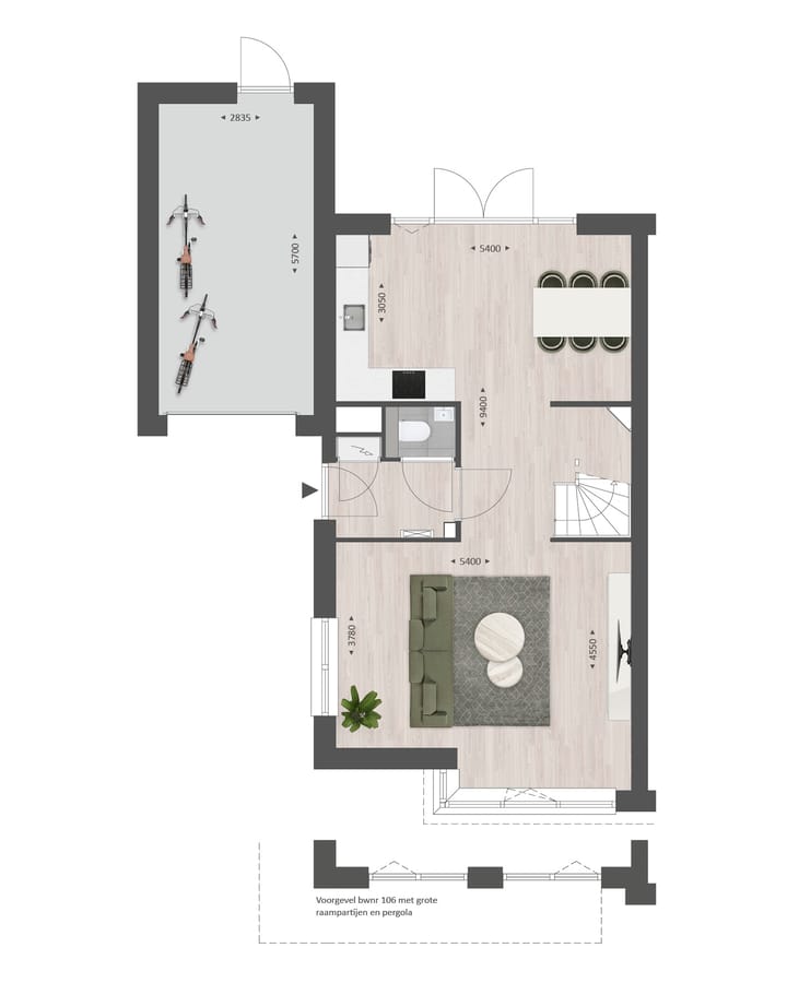 Foto 10 van 106 | Tweekapper | Gehucht Zuid Fase 1 (Bouwnr. 106)