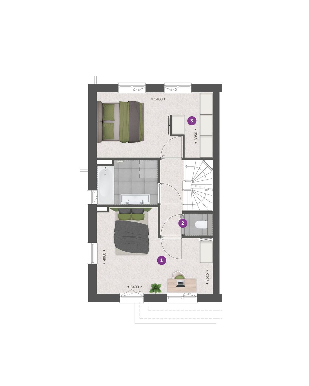 Foto 13 van 106 | Tweekapper | Gehucht Zuid Fase 1 (Bouwnr. 106)