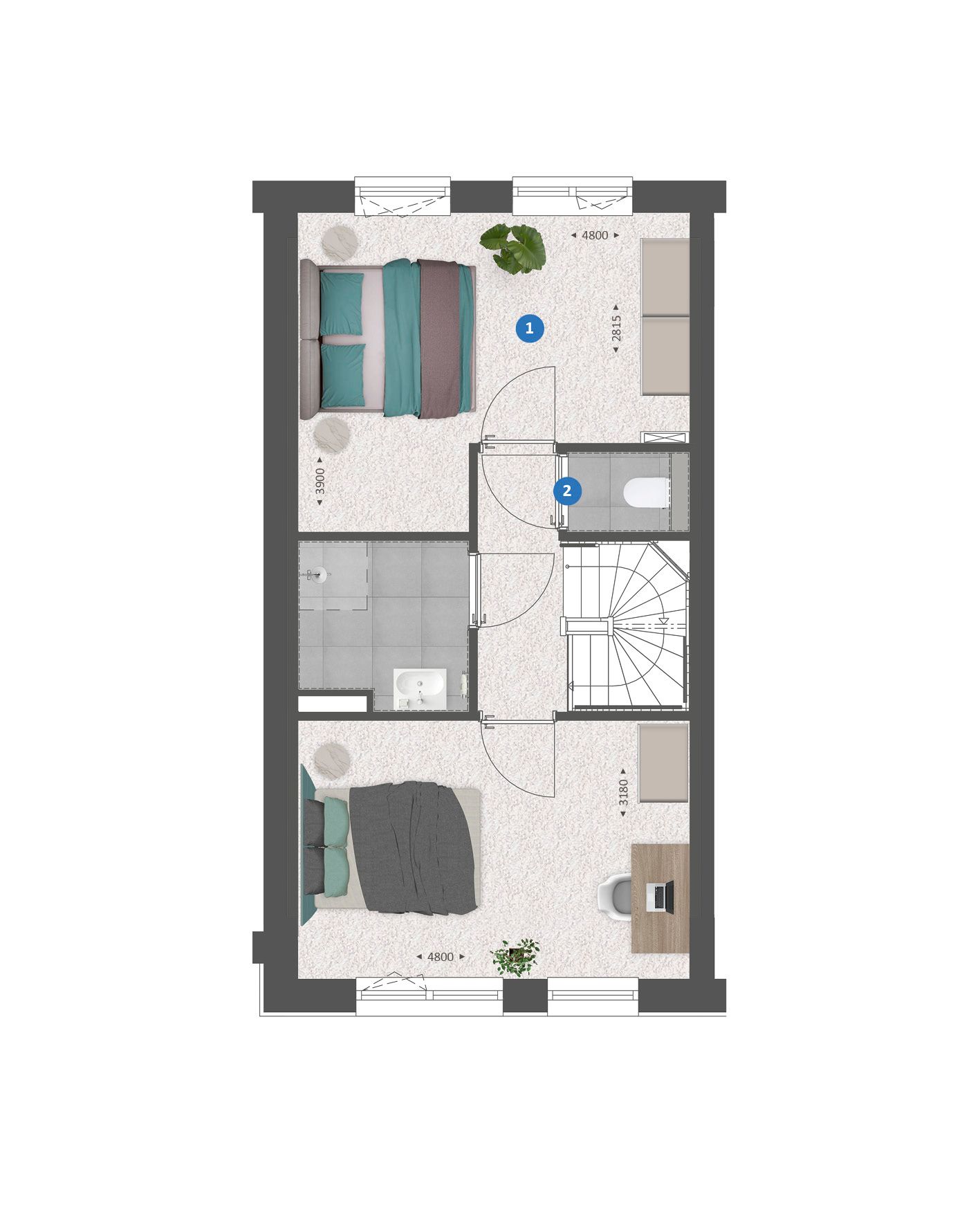 Foto 18 van 104 | Tussenwoning | Gehucht Zuid Fase 1 (Bouwnr. 104)