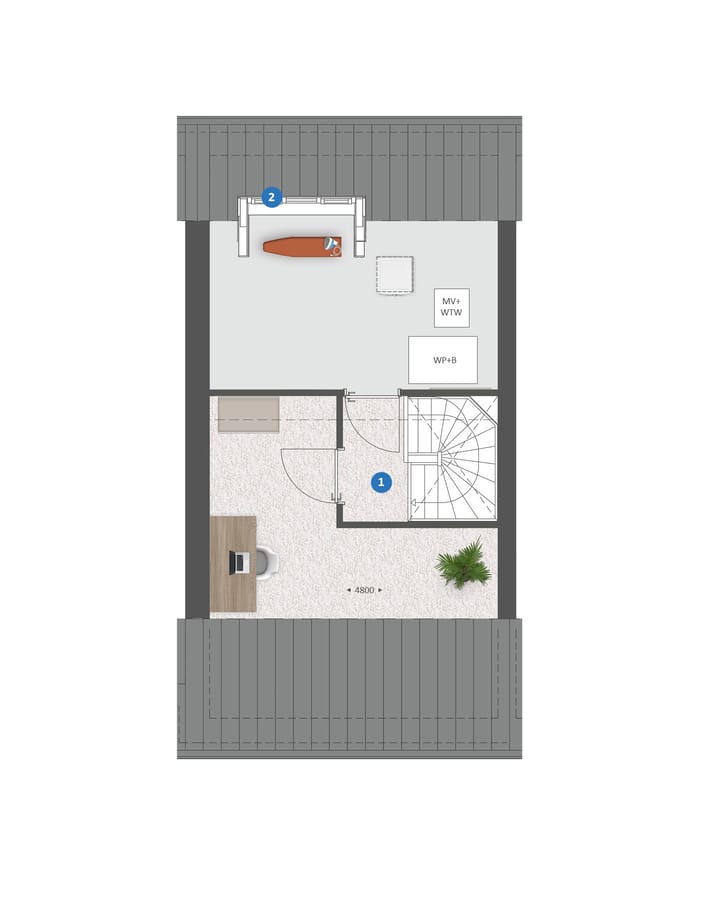 Foto 20 van 104 | Tussenwoning | Gehucht Zuid Fase 1 (Bouwnr. 104)